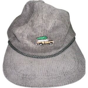 Imperial Corduroy Fresh Rope Hat Mens Adjustable Cap‎ Gray Car Christmas Tree